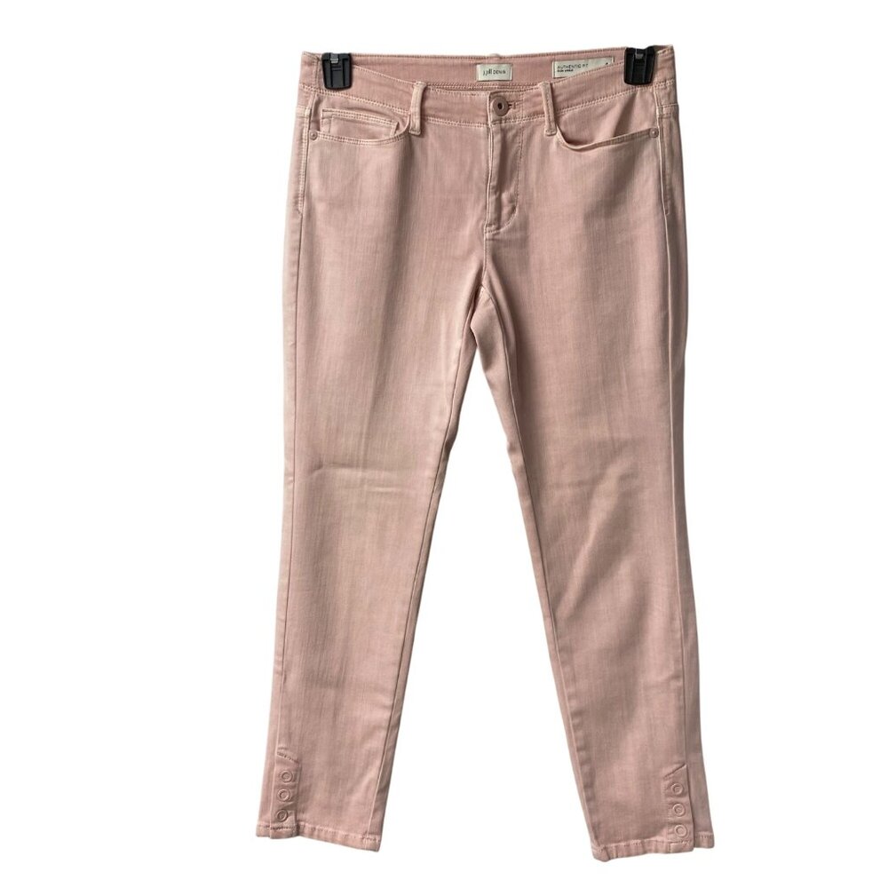 J.Jill Denim Authentic Fit Slim Ankle Jeans Womens Pink Size 4P‎